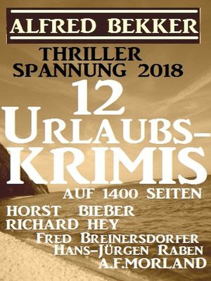 cover image of Thriller Spannung 2018
